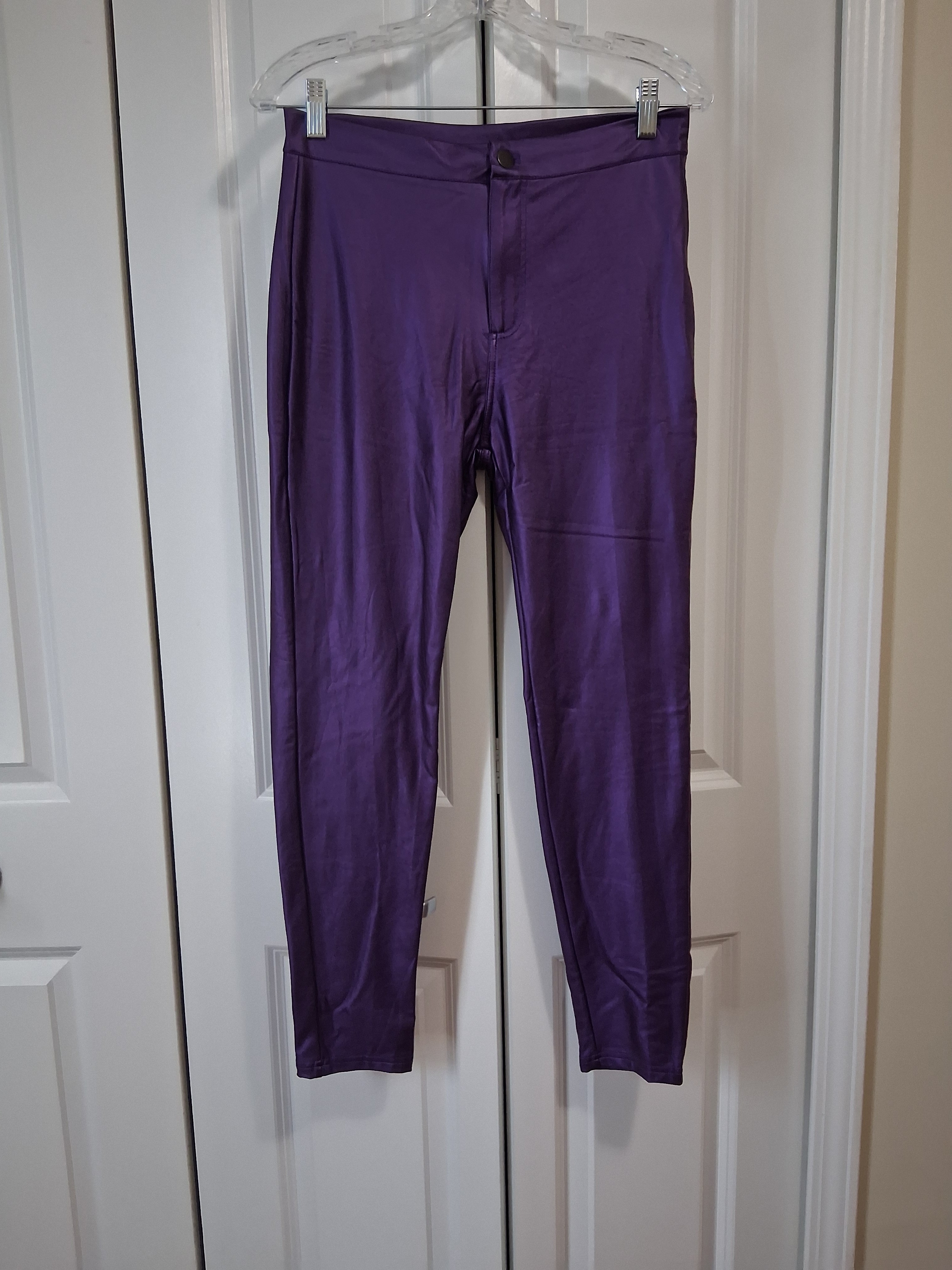 Women's Purple Skinny Pants